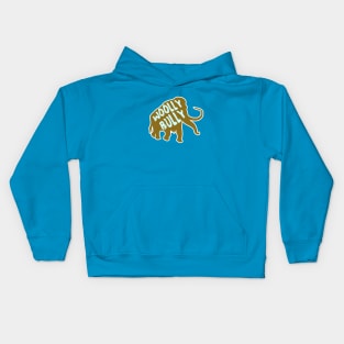 Woolly Bully Mammoth Ice Age Elephant Mastadon Kids Hoodie